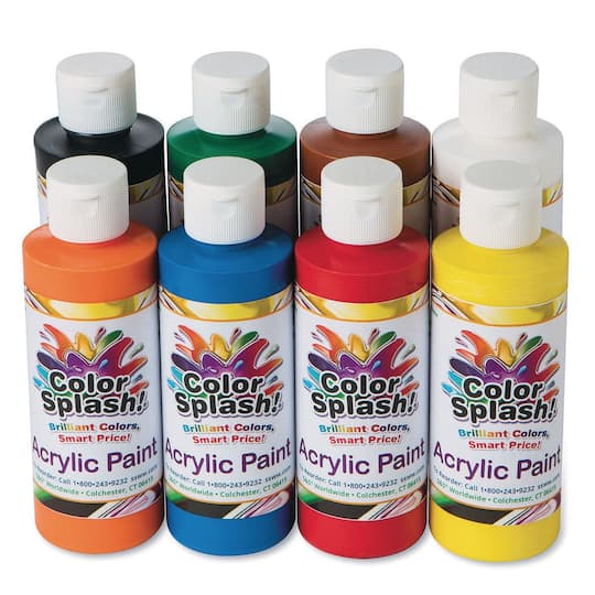 Color Splash!&#xAE; 8 Color Acrylic Paint Set